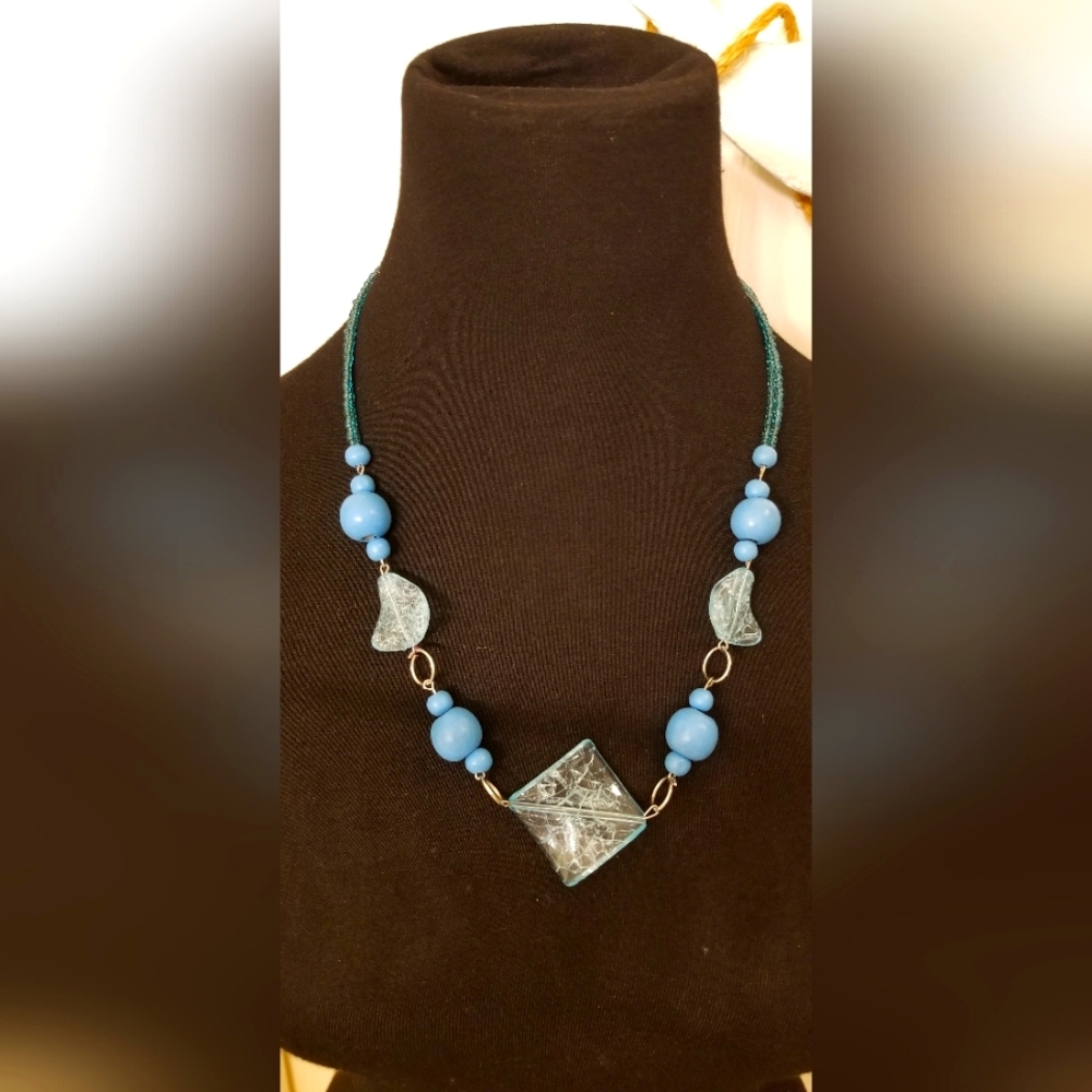 Vintage Blue Necklace